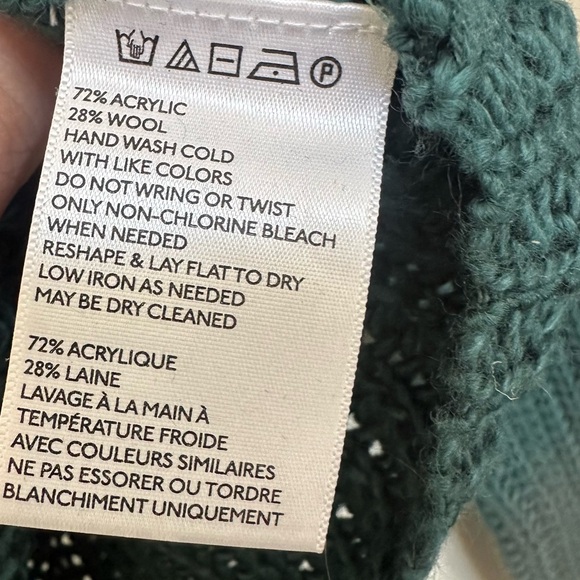 Kimchi Blue UO Crop Teal Knit Sweater in Women’s Size Small - Picture 5 of 13
